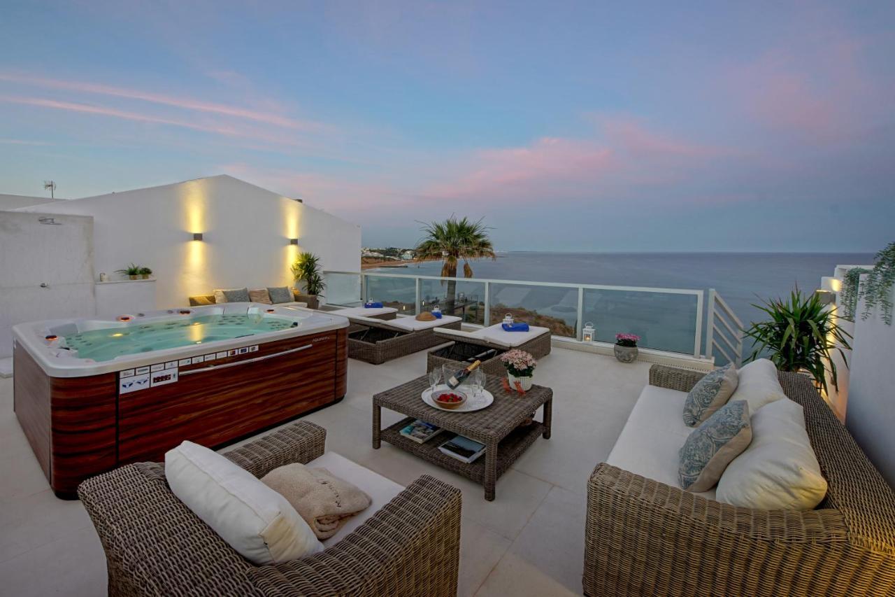 Casa Latino - Oceanfront - Luxury & Charming Villa- Jacuzzi At Rooftop By Dreamvillasalbufeira Luaran gambar